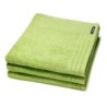 Finlayson vihreä  käsipyyhe tekstibrodeerauksella