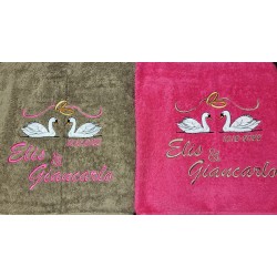 4 kpl joutsenet pyyhesetti