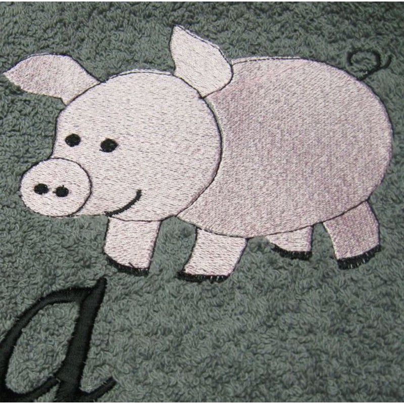 brodeerattu possupyyhe