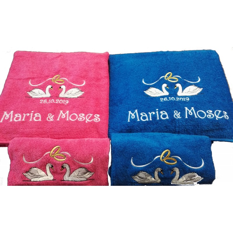 4 kpl joutsenet pyyhesetti