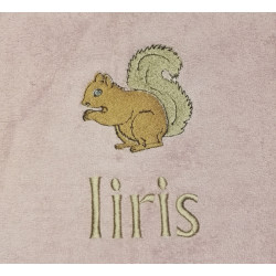 brodeerattu oravapyyhe