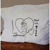 Pellavatyynyliina Sydän / Jokaisella on..