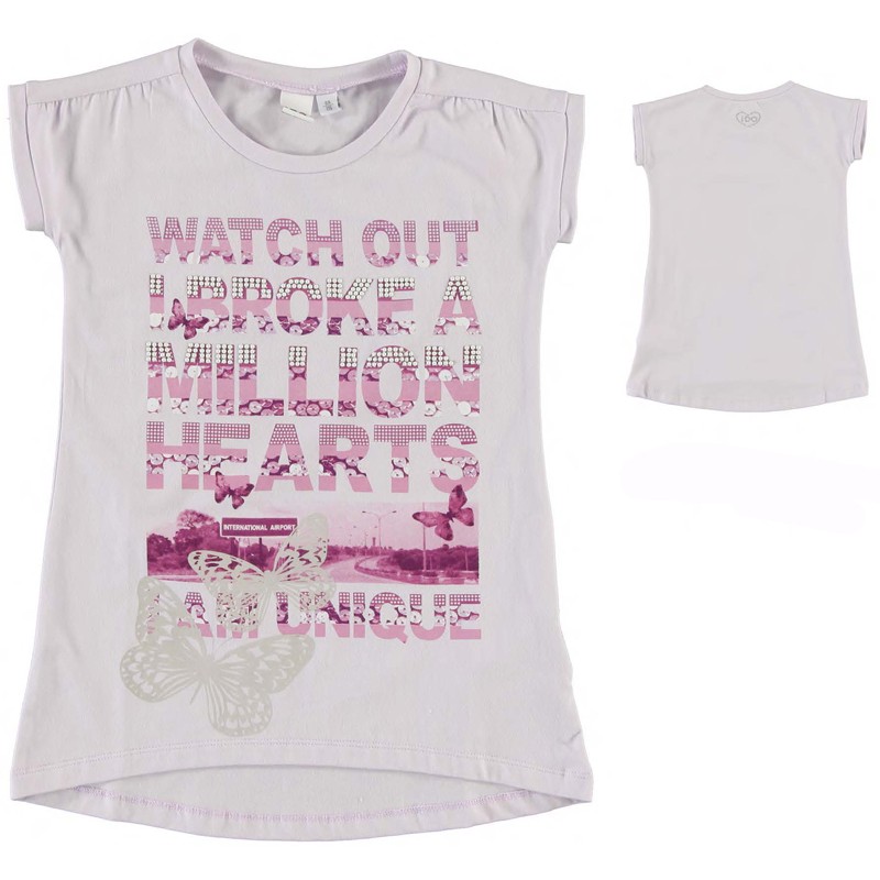 Vaaleanpunainen t-paita(Ido)